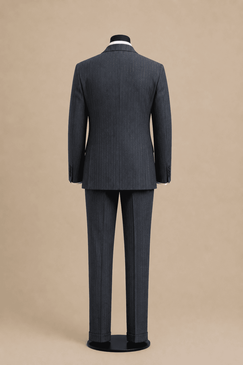 Мужской двубортный костюм Premium Pinstripe — фото 3